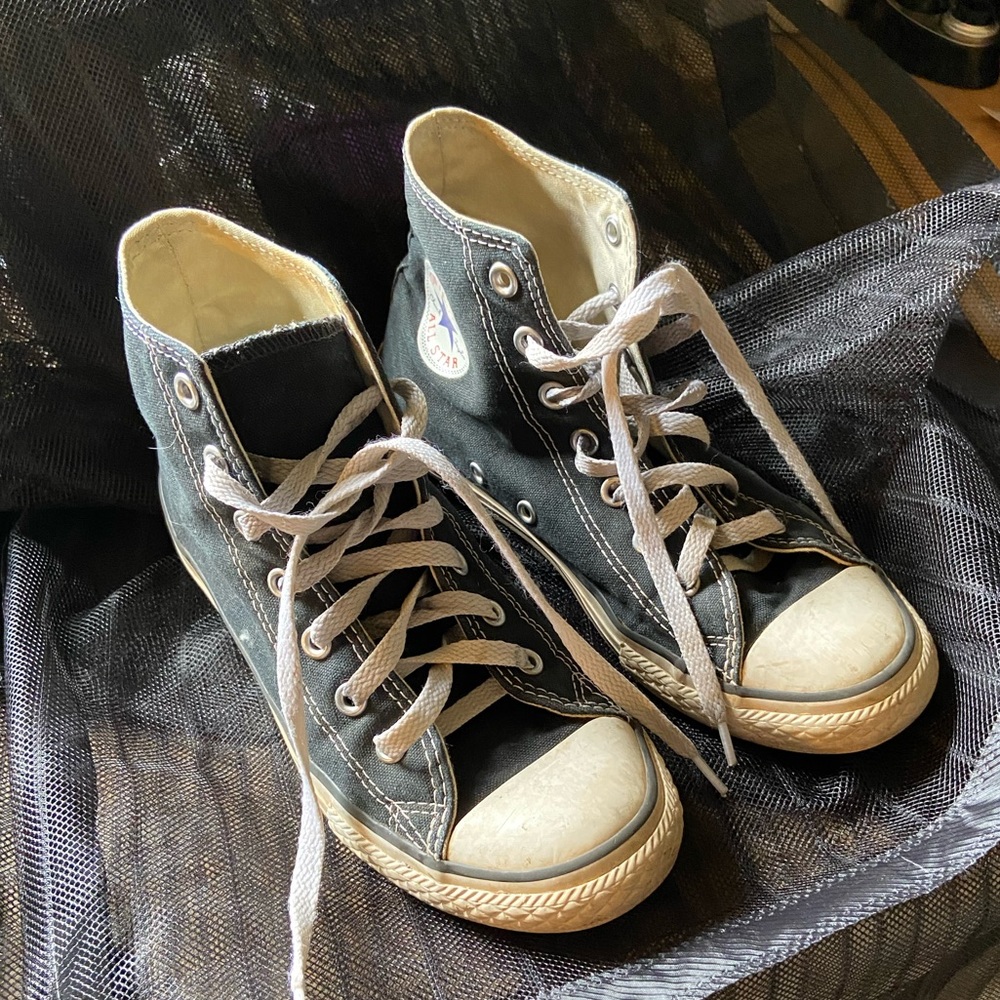 Converse Black & White High Tops